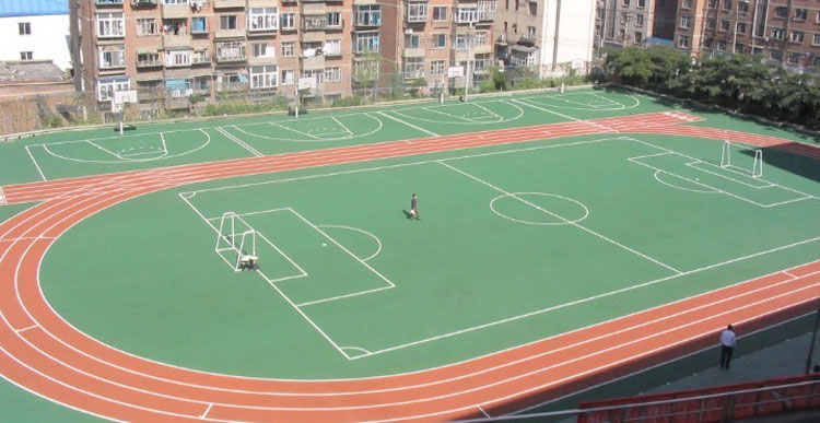 共乐小学塑胶跑道工程