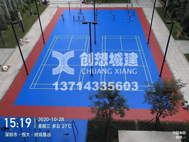 网球场施工材料-硅pu材料，丙烯酸材料，EPDM塑胶选择参考